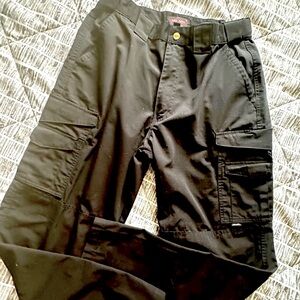 Men’s Tru Spec Black Utility Pants, never worn, size 34x32